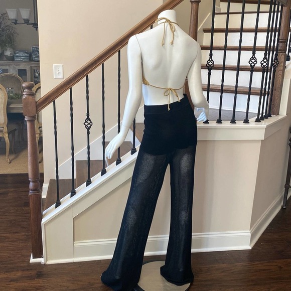 ZARA Mesh Knit Swim Wear Cover Up Pants, size Medium - Picture 7 of 11